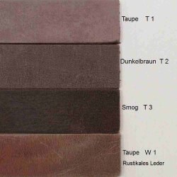 Leder Trachtengürtel 4 cm breit mit silberner Trachtenschließe