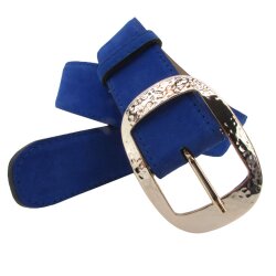 Damen Gürtel 4 cm breit mit gold oder silber Gürtelschließe gold 85 cm Taillenweite