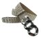 Gliederkette Gürtelschließe mit 4 cm breiten Gürtel