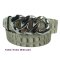 Gliederkette Gürtelschließe mit 4 cm breiten Gürtel