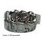 Gliederkette Gürtelschließe mit 4 cm breiten Gürtel