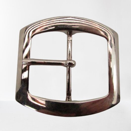 Silberne Gürtelschließe für 4 cm breite Gürtel