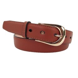 Damengürtel mit gold Schließe 3 cm breit 95 cm Taillenweite gold
