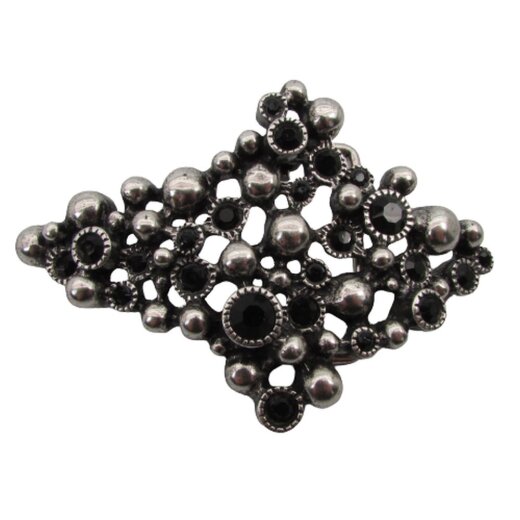 Strass Gürtelschließe für 4 cm breite Gürtel