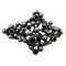 Strass Gürtelschließe für 4 cm breite Gürtel