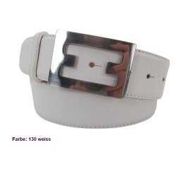 Damengürtel mit eckiger  gold oder silber Gürtelschnalle l  4 cm breit gold 90 cm Taillenweite
