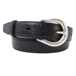 Damengürtel  3 cm breit altsilber 85 cm