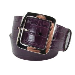 Damen Gürtel 5 cm breit rundgeschnitten 90 cm Taillenweite