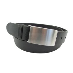 Rindledergürtel mit Koppelschließe 3,5 cm breit 95 cm