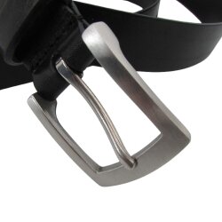 Rindledergürtel 3 cm breit mit Edelstahlgürtelschließe
