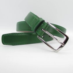 Grüner Wechselgürtel 3 cm breit Dornschließe 95