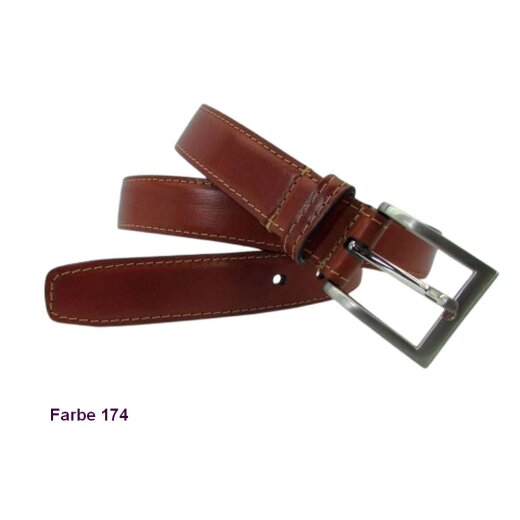 Kalbleder Herren Gürtel 3 cm breit 95 cm Taillenweite