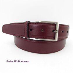 Kalbleder Herren Gürtel 3 cm breit 95 cm Taillenweite