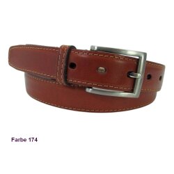 Kalbleder Herren Gürtel 3 cm breit 95 cm Taillenweite