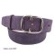 Lila Velourlederwechselgürtel 4 cm breit