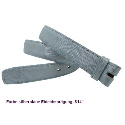 Silberblauer Eidechsen Wechselgürtel geprägt 3...