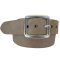 Breiter Jeansgürtel  4,5 cm breit altsilber d.braun 85 cm Taillenweite