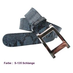 Damen Gürtel 4 cm breit mit Schmuckschließe silber glänzend 90 cm