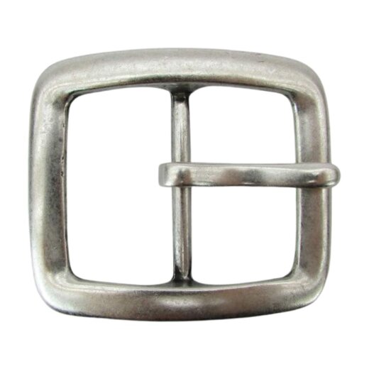 Gürtelschnalle für 4,5 cm breite Gürtel altsilber