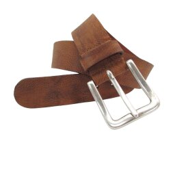 Jeansgürtel aus Büffelleder 4 cm breit 105 cm