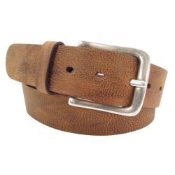 Jeansgürtel aus Büffelleder 4 cm breit 105 cm