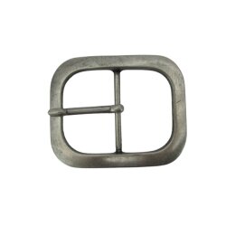 Gürtelschnalle 5 cm breit  altsilber