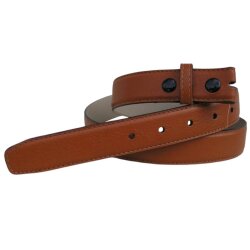 Cognacfarbener  Wechselgürtel Nappaleder 3 cm breit...