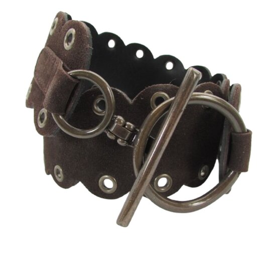 Breiter Damengürtel mit Ösen 6 cm breit