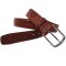 Gürtel 3 cm breit mit halbrunder Gürtelschnalle 80 cm
