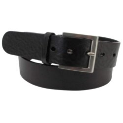 Herren Rindleder Gürtel 4 cm breit bordeaux silber 100 cm