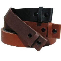 Wechselgürtel aus Rindleder 4 cm breit Koppelschließe schwarz 90 cm