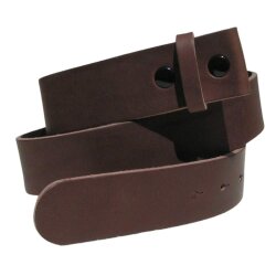 Wechselgürtel aus Rindleder 4 cm breit Koppelschließe 90 Trachtenbraun 90 cm