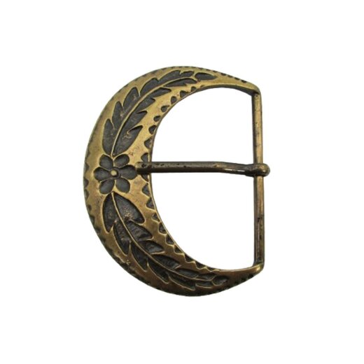 Halbrunde Gürtelschnalle für 6 cm Gürtel