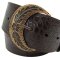 Halbrunde Gürtelschnalle für 6 cm Gürtel