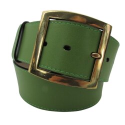 Rundgeschnittenerr Damen Gürtel 5 cm breit mit altgold Gürtelschließe