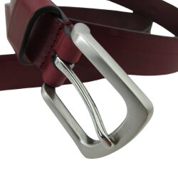 Edelstahl Gürtelschnalle gerundet für 3 cm breite Gürtel