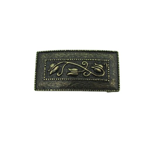 Altgoldene Schmuck Koppelgürtelschnalle für 3 cm breite Gürtel